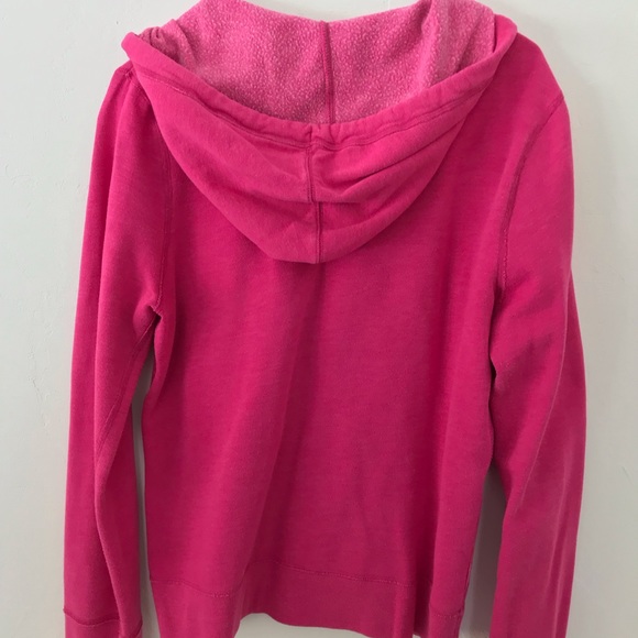Women’s Hooded Sweatshirt Hot Pink - Picture 3 of 9